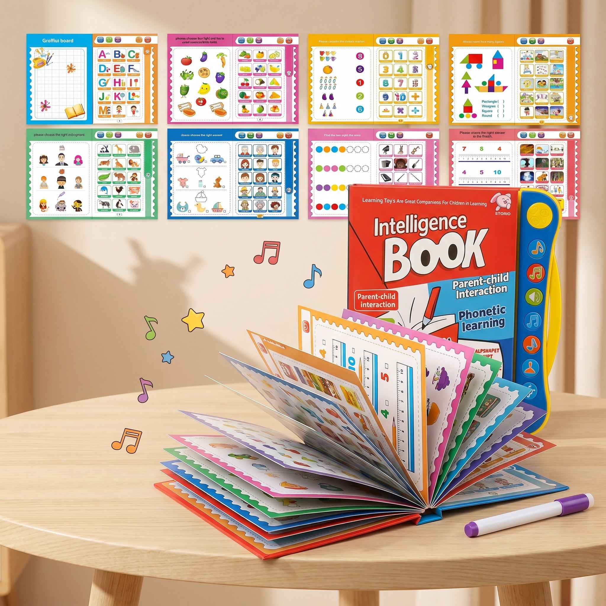 Interactive Sound Book for Kids | Talking Learning Book - KidZee