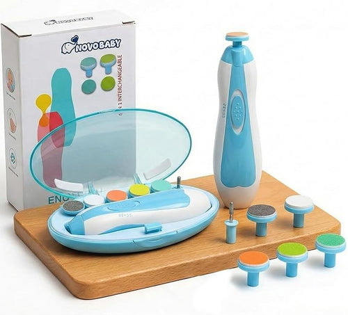 Baby Electric Nail Cutter New Born 0-6 Months with LED Light | Infant Nail File - KidZee