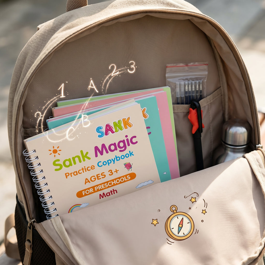 Magic Copybook Set | 4 Books + 10 Refills - KidZee