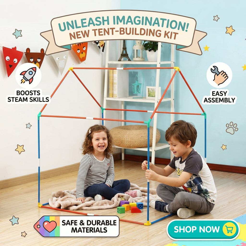 Kids Play Tent House | 10 Year Kids Toys | Jungle Tent House - KidZee