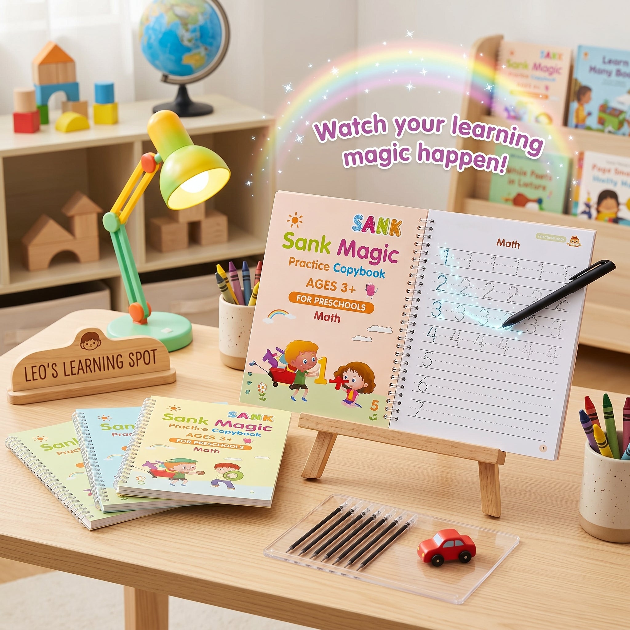 Magic Copybook Set | 4 Books + 10 Refills - KidZee